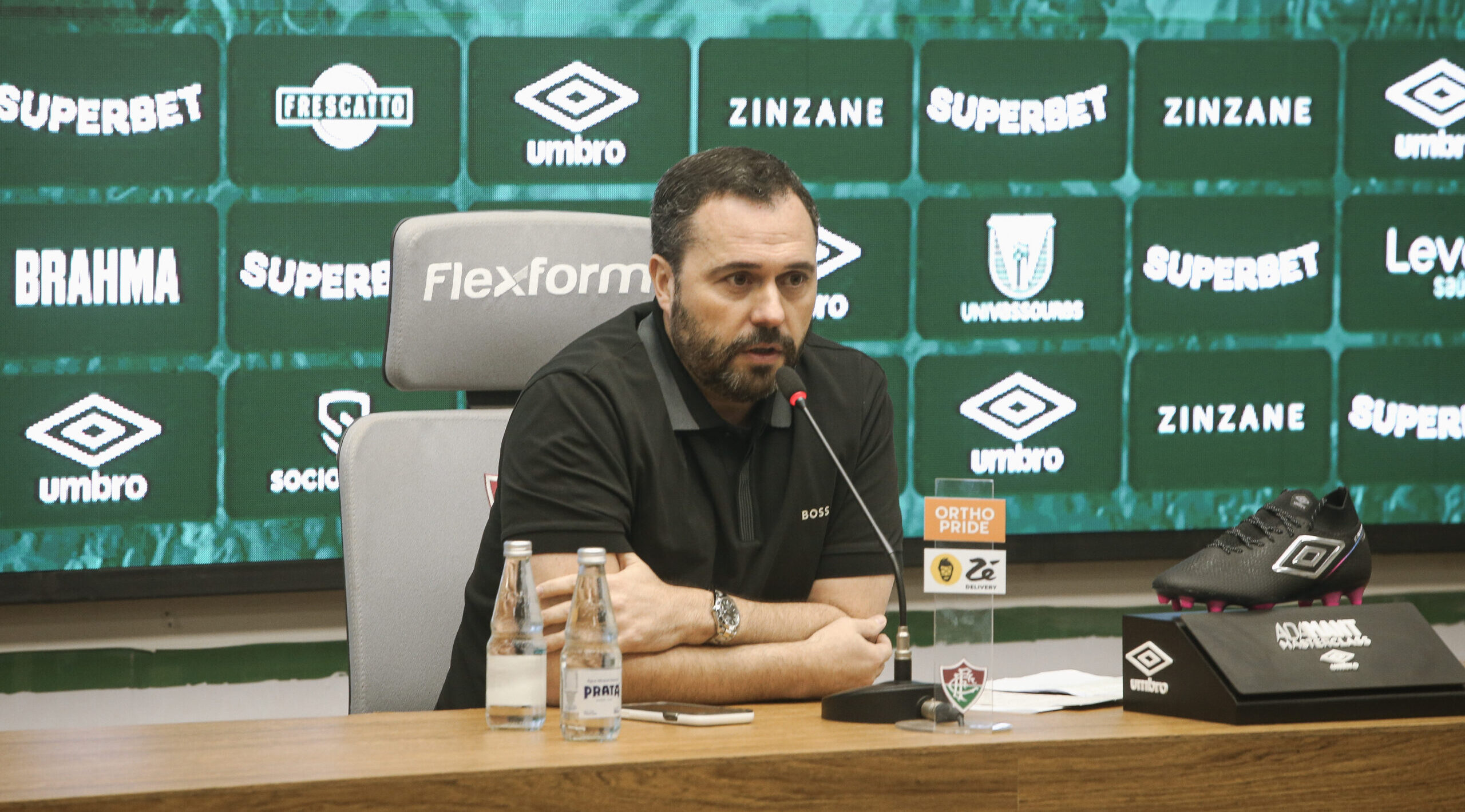 Mario Bittencourt, presidente do Fluminense, fala sobre interesse do clube em adotar o modelo SAF