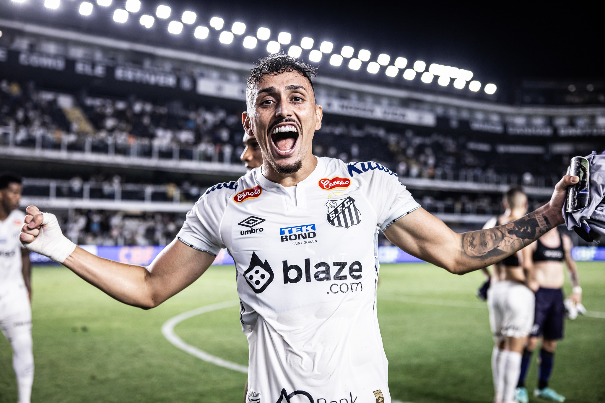 Diego Pituca marcou o gol da vitória do Santos sobre o Ceará, na Série B
