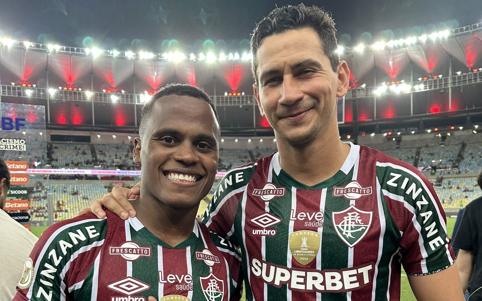 PH Ganso pediu a permanência de Jhon Arias no Fluminense após a vitória contra o Flamengo — Foto: Divulgação/Fluminense FC