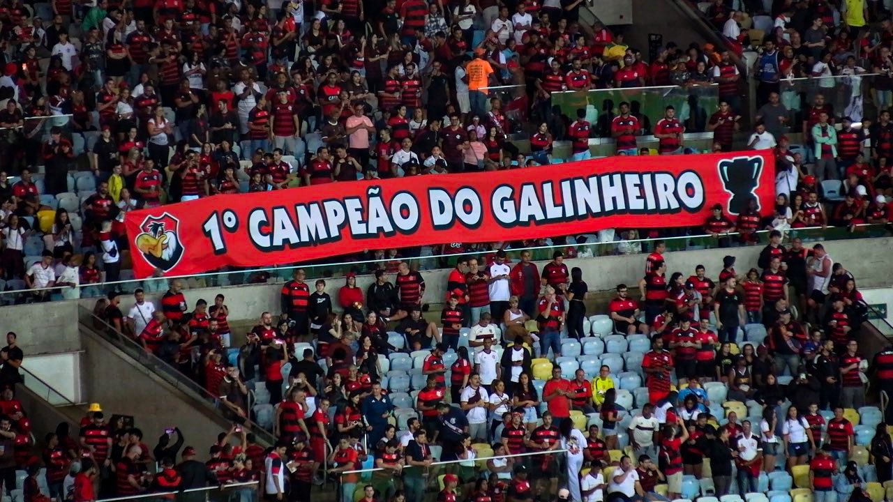 Torcida do Flamengo provoca o Atlético após título da Copa do Brasil