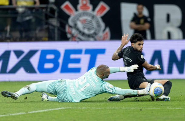 No último Derby, o Corinthians bateu o Palmeiras por 2 a 0, na Neo Química Arena