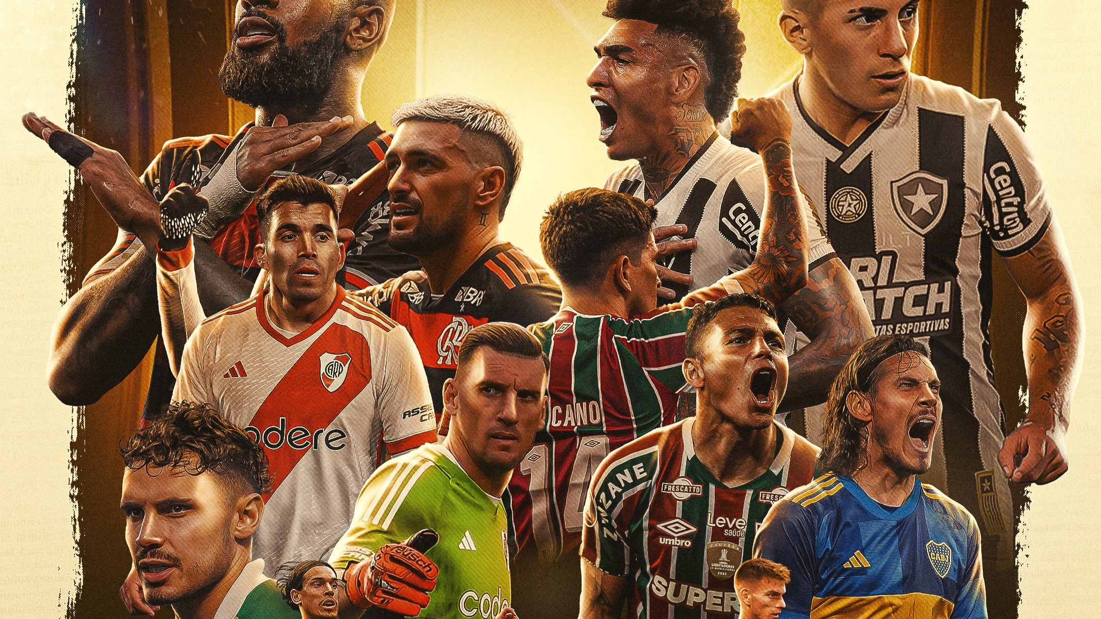 Flamengo, Palmeiras, Fluminense, Botafogo, River Plate e Boca Jrs representam a América do Sul no Mundial de Clubes 2025