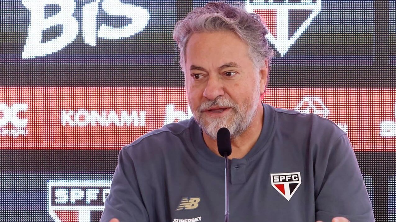 Julio Casares, presidente do São Paulo, ameaça boicote ao Paulistão