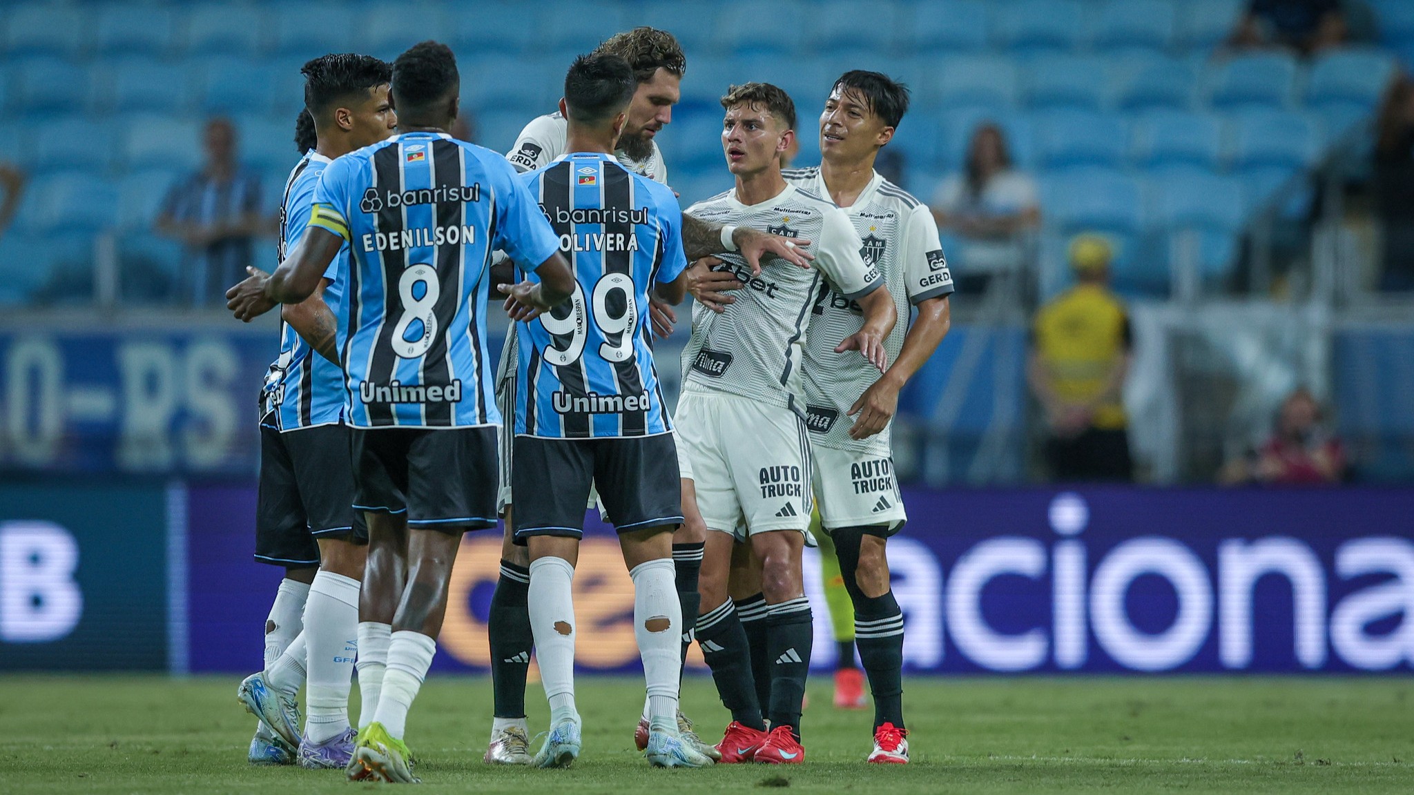 Grêmio venceu o Atlético no último sábado, por 2 a 1, no Sul