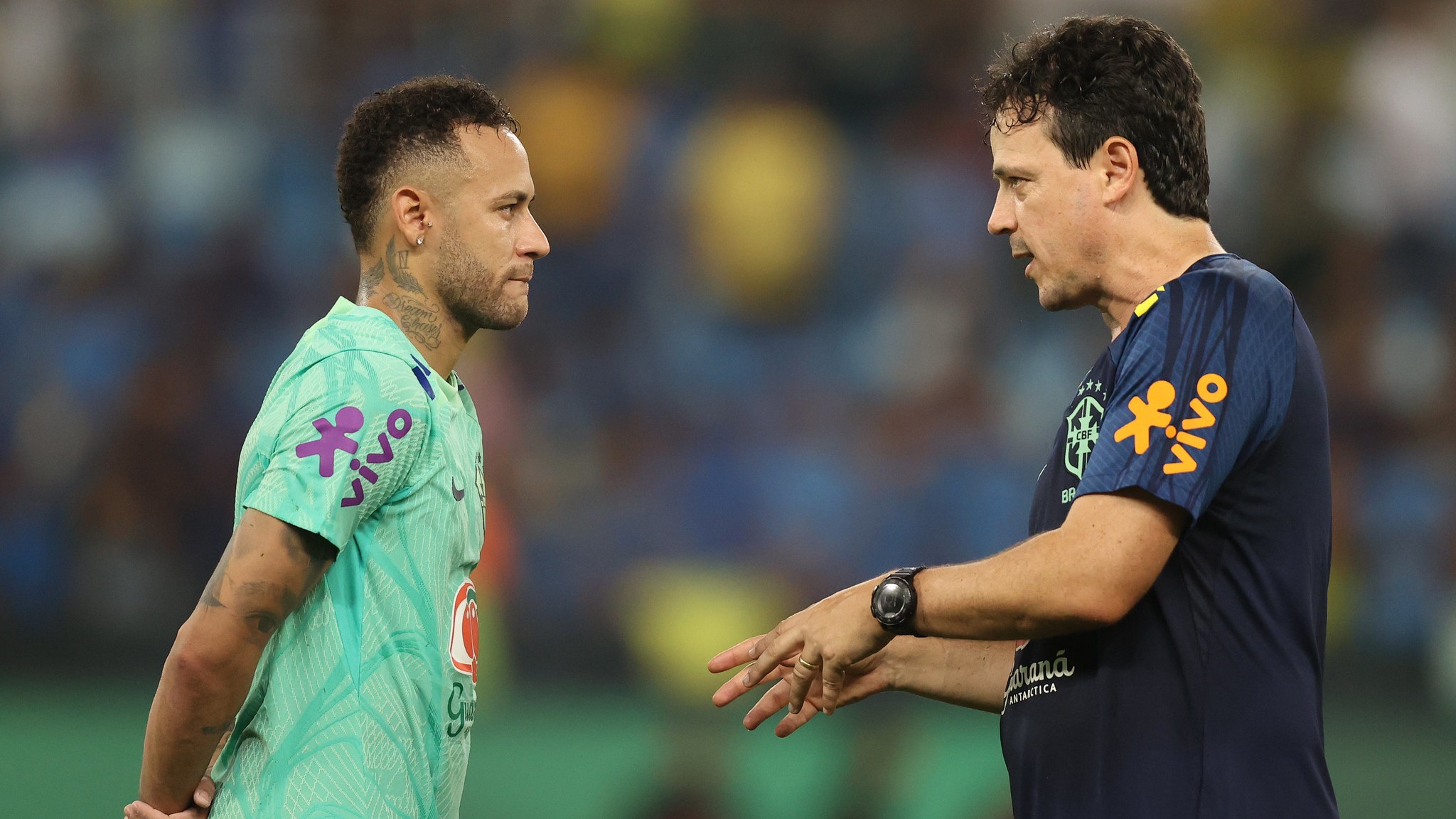 Fernando Diniz comandou Neymar em 4 jogos na Seleção Brasileira