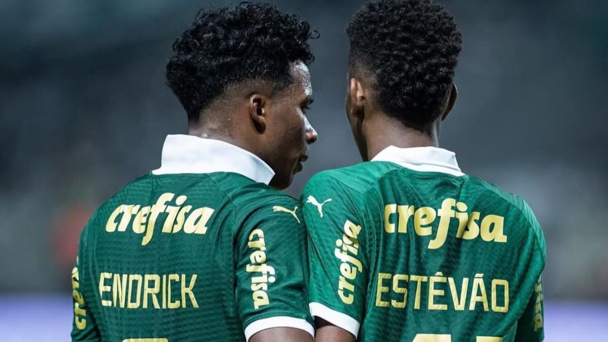 Endrick, Estêvão e outras 'Crias' rendem bolada ao Palmeiras