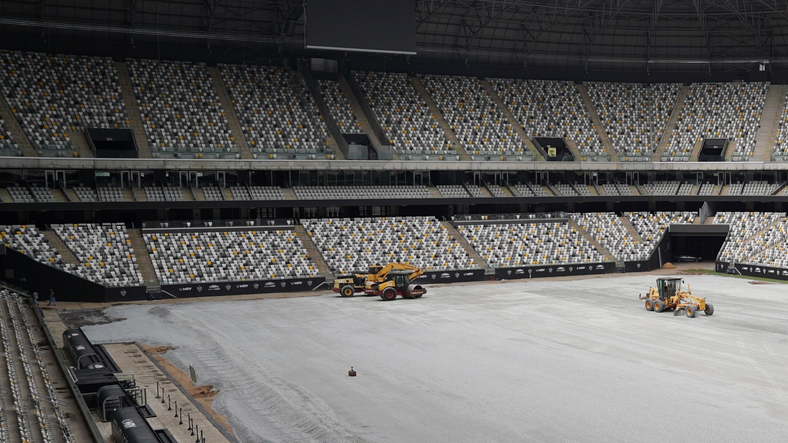 Greve na Receita Federal atrasa obra na Arena MRV e prejudica o Atlético