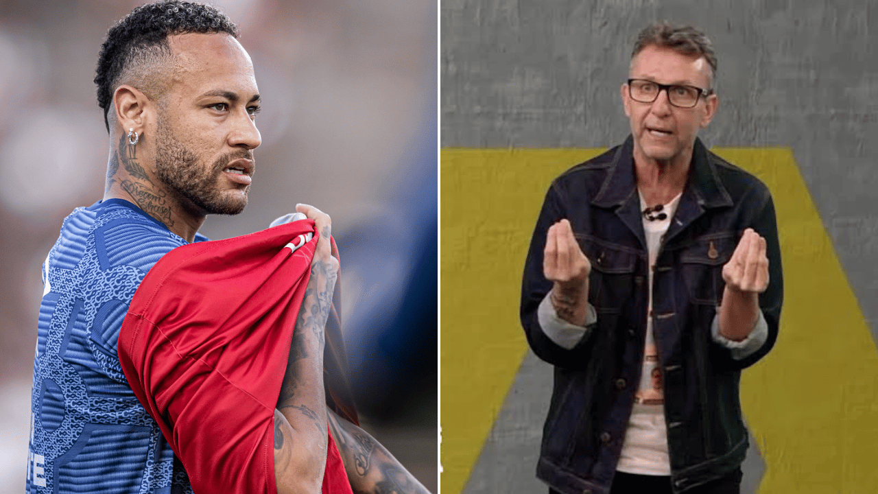 Neymar rebate críticas de Neto em post nas redes sociais