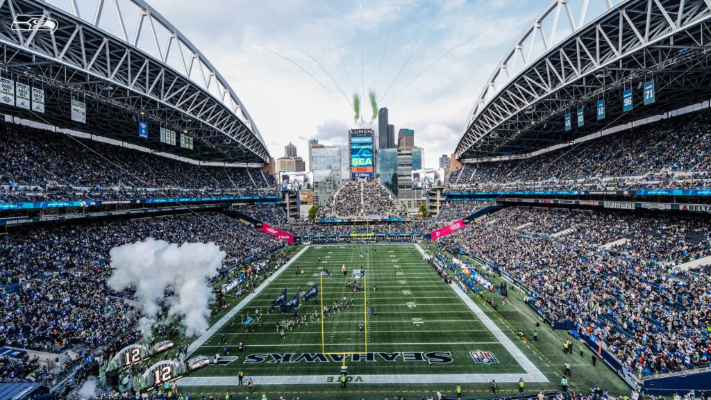 Lumen Field é a casa do Seattle Seahawks na NFL (Foto: Divulgação/Seattle Seahawks)